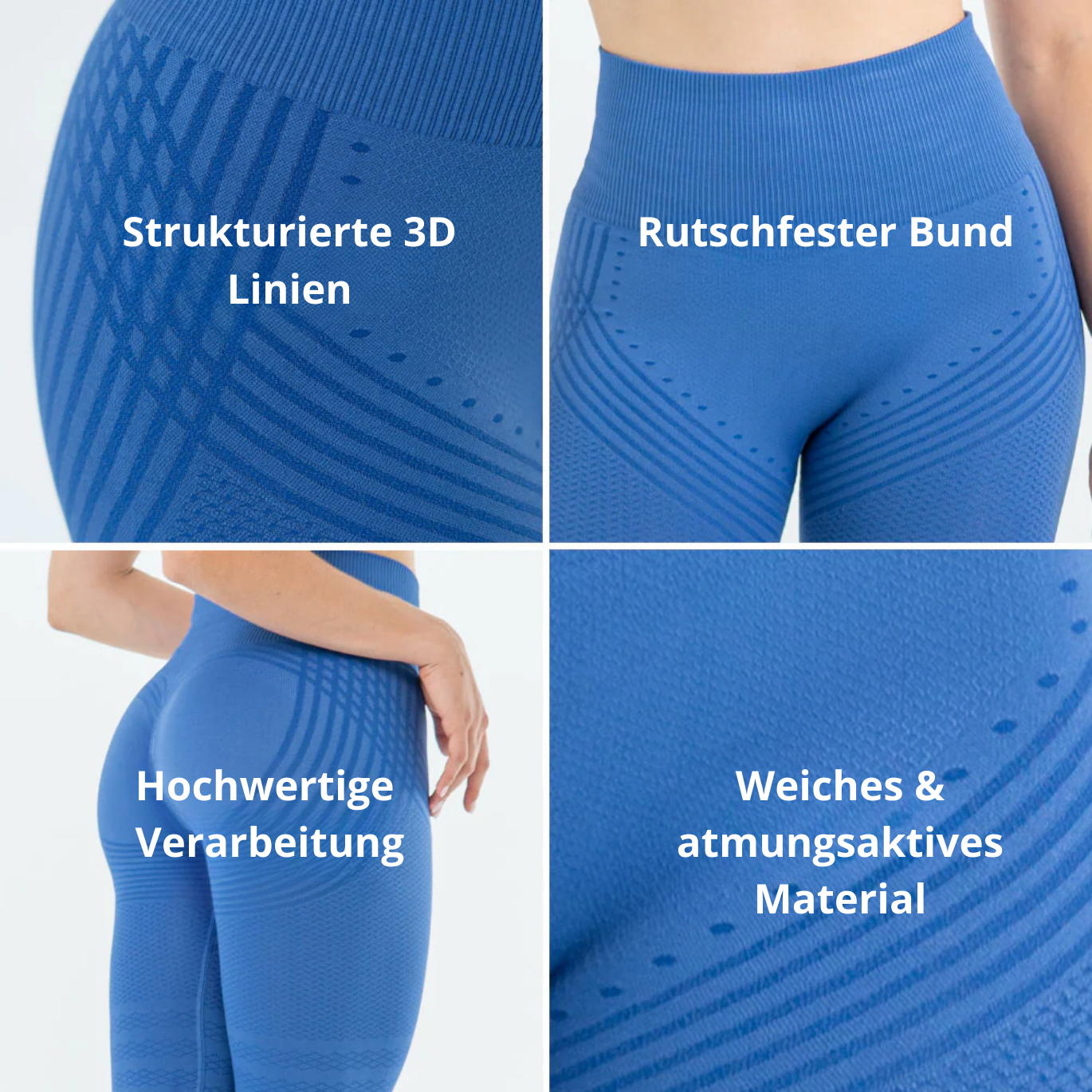 Anti-Cellulite Leggings – Lymphdrainage | Blau