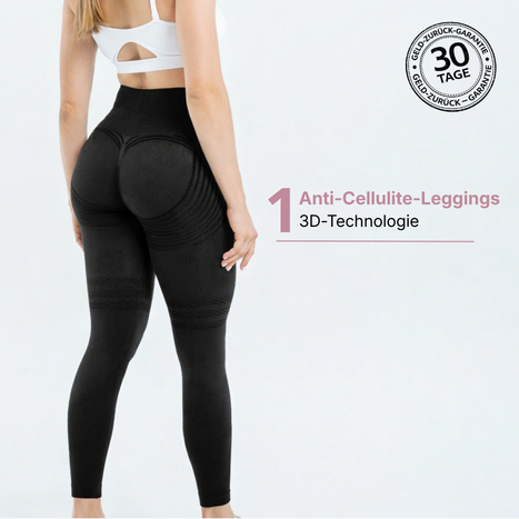 Anti-Cellulite Leggings – Lymphdrainage | Schwarz