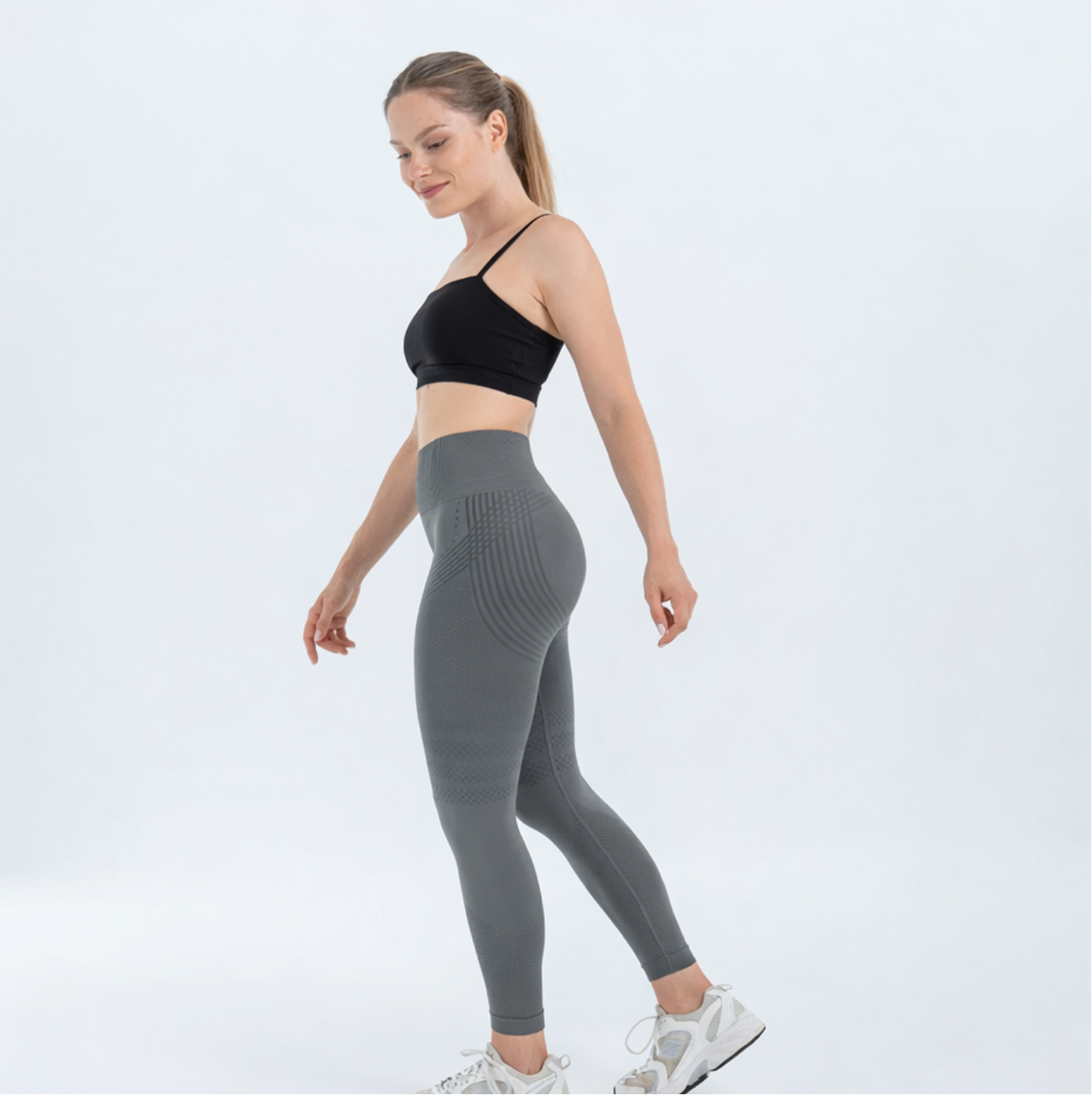 Anti-Cellulite Leggings – Lymphdrainage | Grau