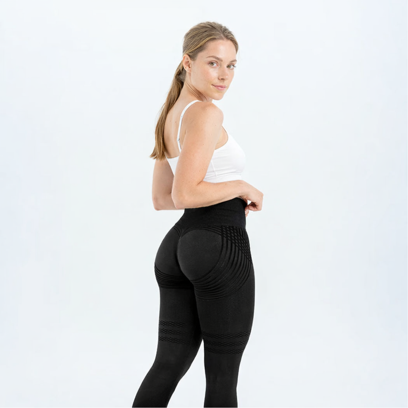 Anti-Cellulite Leggings – Lymphdrainage | Schwarz