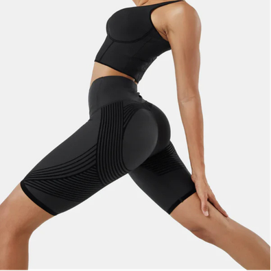 Short 3D anti-cellulite