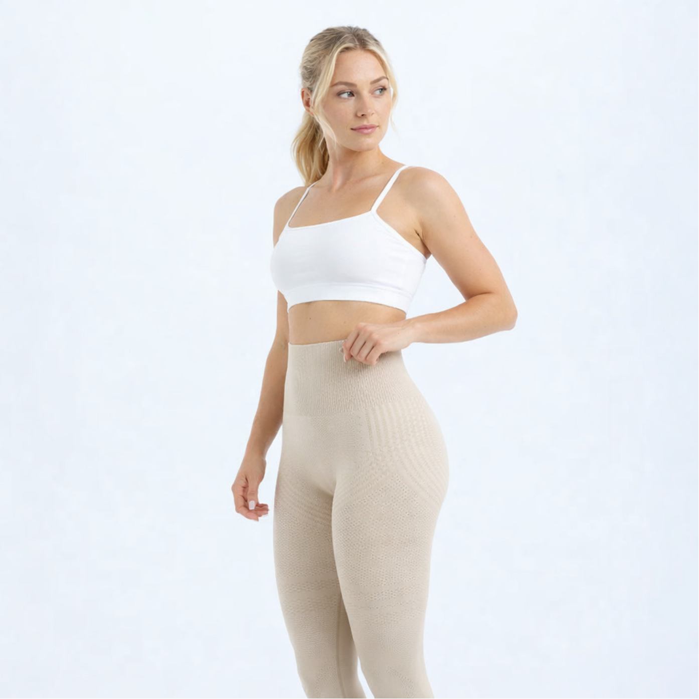 Legging 3D Anti-Cellulite  beige