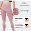 Legging 3D Anti-Cellulite  gris rose
